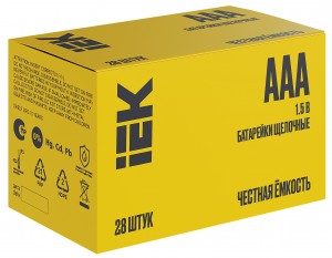 Э/п IEK Честная ёмкость LR03/286/AAA BOX28 ABT-LR03-OP-B28
