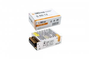 SWG блок питания для св/д лент 60W 12V S-60-12 IP20 0754