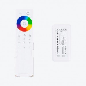 APEYRON Контроллер  RGB-RGBW 12/24V 192/384W 4 каналаx4А IP20 пульт сенсор (без батар.) 04-48