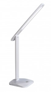 Ultraflash UF-731 С01 св-к св/д настольный 11W(500lm) 3000-6500K сенсор, 3 ур.ярк, белый