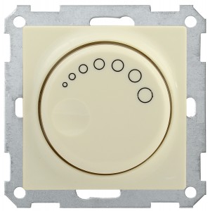 IEK BOLERO СС10-1-1-Б диммер СУ пов. с (инд.) 600Вт кремовый EDB11-0600-K33