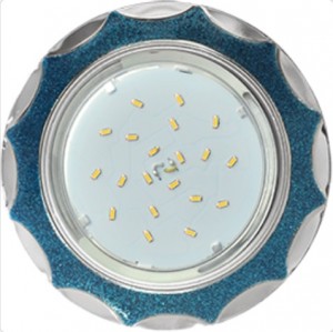 Ecola GX53 H4 DL3902 св-к Звезда под Стеклом Голубой блеск/хром 38x106 FB53STECB