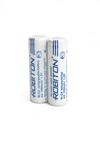 Ак-р Robiton R6 1000mAh 1000NCAA с плоским контактом SR2 (2!), 13224