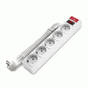 СОЮЗ сет. удл.-фильтр ПВС 3x0.75 5 роз. 5м белый 1327 (2 шт.)