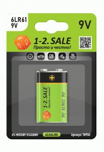 Э/п 1-2.sale 6LR61 BL1