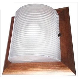 Ecola св-к накладной 2xGX53 дерево Орех квадрат 245x100 IP65 НББ-03-60-022 TP53S2ECA
