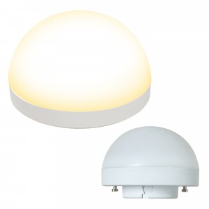 Uniel лампа GX53 св/д 10W(850lm) 3000K 2K 73,5x52 матовая LED-GX53-10W/3000K/GX53/FR/SPHERE PLZ02WH