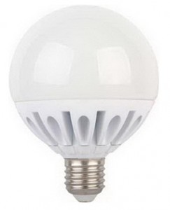 Ecola шар G95 E27 15.5W 2700K 2K 135x95 (15W)пласт./алюм.Premium K7LW15ELC