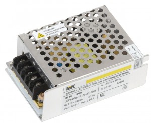 IEK Блок питания для св/д лент 12V 25W IP20 (интерьерный) LSP1-025-12-20-33-PRO