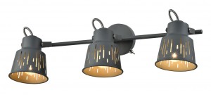 Rivoli Спот 7059-703 Kalma 3xЕ27 40W поворотн.с выкл. 510x250x160 55014