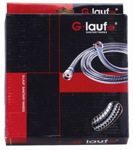 G.Lauf Шланг д/душа 150см,фитинги, imp-rus (1/2x3/8), метал.опл URG-1205 I*R 150cm