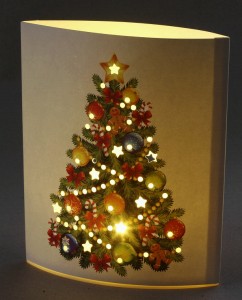 СТАРТ ночник новогодний NL 1LED 0.5W "НГ" 2700K  (2xR6 нет в компл.) картон 140x60x170