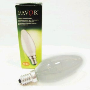 Favor B35 E14 40W свеча матовая (Калашников)
