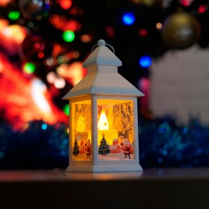 Feron Световая фигура Свеча "Рождество" 1LED (батарейки в компл) 2700K 13,5см белый LT129 51457