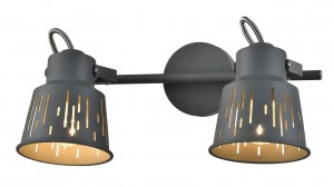 Rivoli Спот 7059-702 Kalma 2xЕ27 40W поворотн.с выкл. 330x250x160 55013