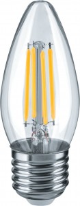 Navigator Свеча С35 E27 4W (380lm) 4000K 35х98 NLL-F-C35-4-230-4K-E27 (10!) 14006