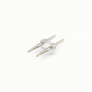 APEYRON Коннектор игольчатый 220V д/1цв. ленты св/д SMD2835 60led/m 2 иглы 6мм м/иглами 09-33