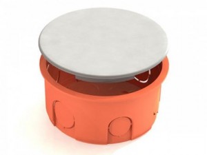 IEK коробка распред.80х40 СУ для твердых стен с крышкой КМ41007 UKT11-080-040-000