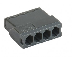 IEK клемма СМК 772-244 компакт. с пастой, 4х2,5мм, 24А (уп.100шт, цена за шт) UKZ31-244-001