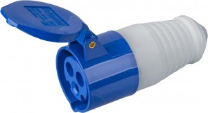 Navigator розетка силовая CEE (разъем) NCA-SR213-16-220 переносная 16А 2P+PE IP44, 14303