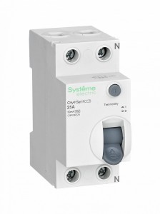 Systeme electric City9 выкл. дифференциального тока (УЗО) ВДТ 2P 25А 30мА, тип AC, 6кА C9R36225