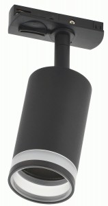 IEK св-к 4116 на 1-фаз. шинопровод поворот под лампу GU10 черный 50x55x100 LT-USB0-4116-GU10-1-K02