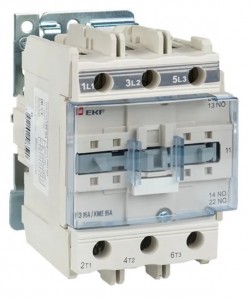 EKF Контактор малогабаритный КМЭ 95А 110В 1NO 1NC ctr-s-95-110