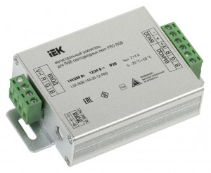IEK усилитель для св/д ленты PRO RGB 3 канала 12V, 4А, 144W