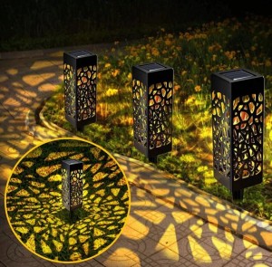 Еврогарант САД св-к на солн.батарее 1LED Марокко Сале, h=31см, тепл.белый, пластик
