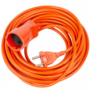 Uniel удл. силовой в бухте ПВС 2х1 10A 1роз 10м YX10-101 /UCK-1N/2x1/10M/O ORANGE UL-00010793