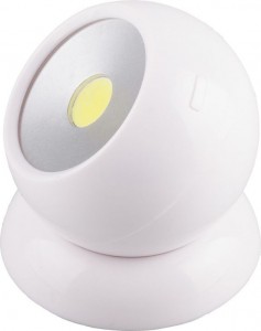 Feron св-к св/д поворотный 1LED 3W(100lm) 75x80 белый (без 3xR03) FN1209 23380