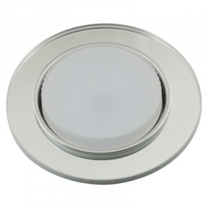 Fametto DLS-L159 GX53 CHROME/GLASSY св-к встр, Luciole декоративный без лампы металл/стекло