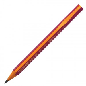 Карандаш ч/гр утолщ. BIC (Франция) "Kids Evolution" HB, трехгр. корпус роз/желт., заточ. 181123