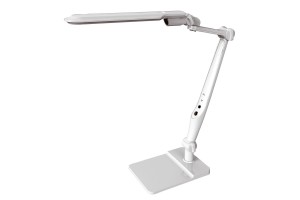 Camelion KD-831 C01 св-к св/д настольный 10W(600lm) 3-6K, сенсор/диммер, +струбцина в компл, белый
