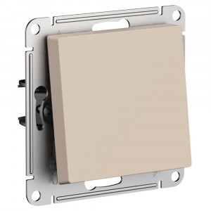 Schneider AtlasDesign мех. выкл. СУ 1 кл. песочный (пл.осн.) ATN001211 (5!)