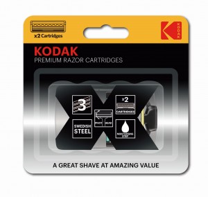 Kodak Сменные кассеты для бритв. Premium Razor 3 лезвия (2шт/уп, цена за шт) 5116