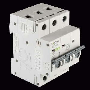 SIGMA Electric автоматический выкл. SND6000 3P 63A 6кА х-ка C 6SM363C