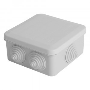 Stekker Коробка разветвительная 6 вводов, IP55, св.серая, 100x100x50 EBX10-36-55 39998