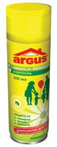 ARGUS Аэрозоль 100мл. От комаров, мошек, слепней (на кожу) AR-338