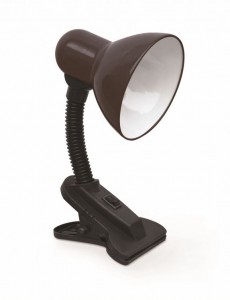ASD/inHome св-к настольный под лампу на прищепке СНП 21Ч 40W E27 230В ЧЕРНЫЙ (с подвесом) 6822