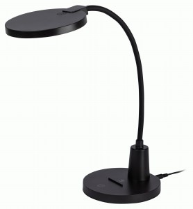 ЭРА св-к настольный св/д 10W, 4000K 4K, сенс, диммер, черный NLED-501-10W-BK 260x150x240 59840