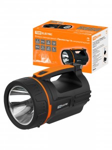 TDM Фонарь светодиод. "Прожектор 13" аккум, 10W LED+24SMD, 1150лм, SLA 3,5Ач, 230В SQ0350-0102