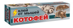 От мышей (грызунов) клей 60гр. туба Котофей Ваше хозяйство