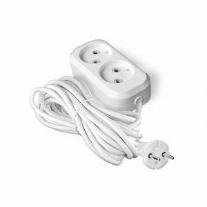 UNIVersal сет. удл. ПВС 2х0.75 2 роз.  5 м 6А У6-011M 011М-05