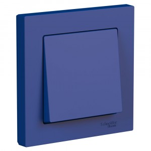 Systeme Electric AtlasDesign выкл. СУ 1 кл. аквамарин (пл.осн.) ATN001112 (5!)