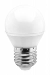 Smartbuy шар G45 E27 12W (960 lm) 6000К 6К 46х86 матовая пластик SBL-G45-12-60K-E27