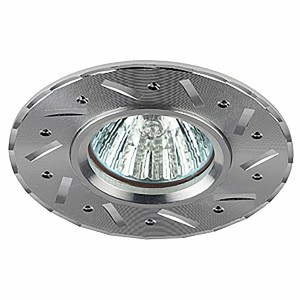 ЭРА KL41 SL св-к встр. 50W MR16 GU5.3 d95 серебро