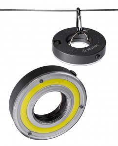 Космос фонарь кемпинговый KOC601B 3xR03(ААА) св/д COB 5W,110lm,14м2,ABS,серый,карабин,IP41