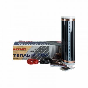 Rexant Теплый пол (пленочный инфракр.) 0,5*10м (1100Вт*5м2) резка кратно 25см RXM220-0,5-5 51-0508
