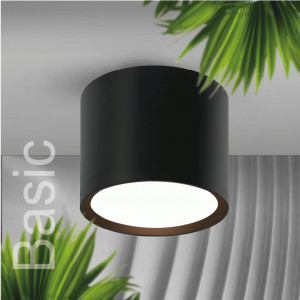 Wolta св-к накл./встраив. max 20W GX53 IP20 черный D82x70 WSL-GX53/01BL